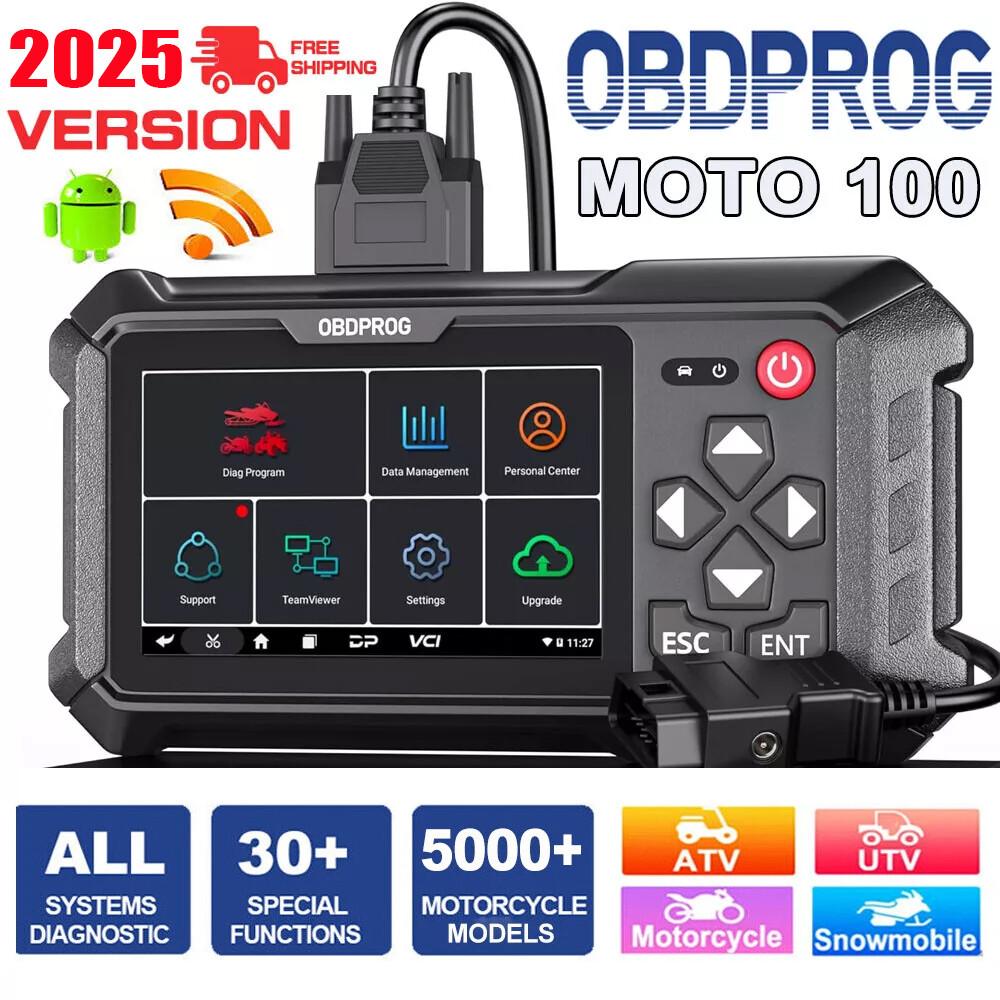Motorcycle OBD Scanner Tablet All System Diagnostic Tool for Harley Honda Yamaha