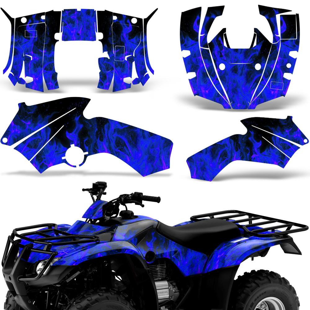 ATV Decal Graphics Kit Quad For Honda Recon 2005-2018 ICE BLUE