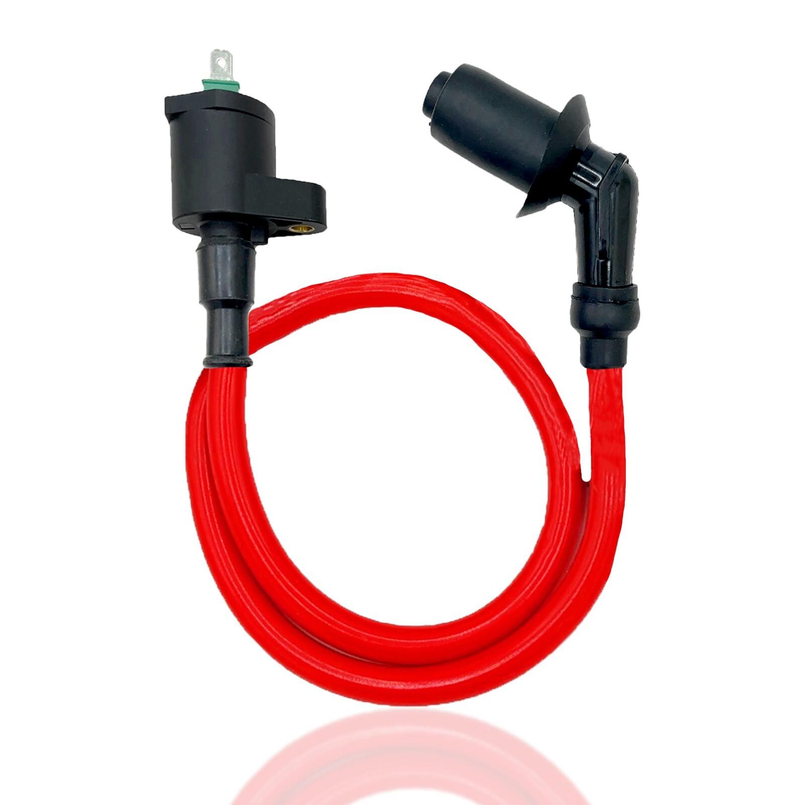 RACING RED IGNITION COIL FOR HONDA TRX250R FOURTRAX ATV QUAD 1986 – 1989