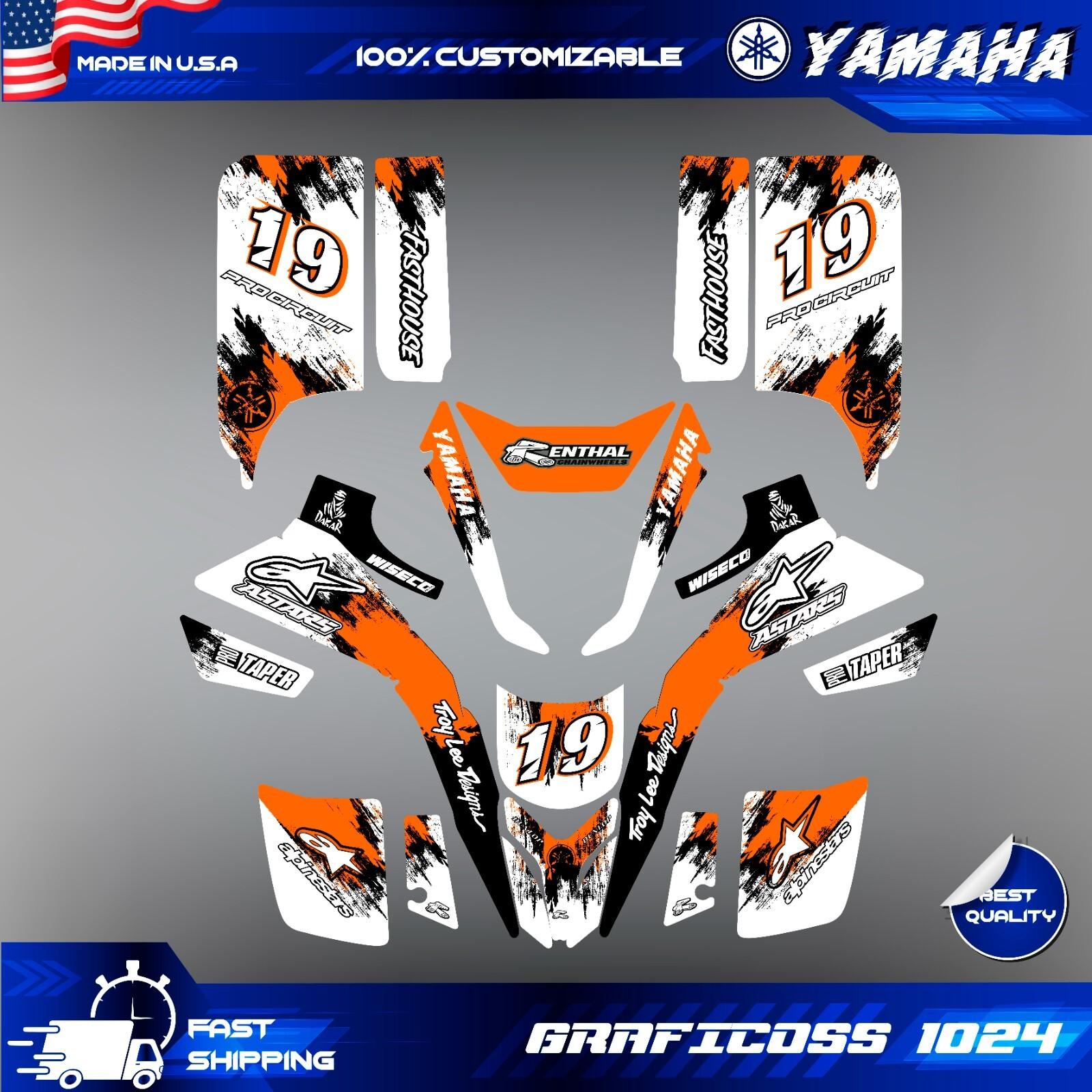 yamaha blaster yfs 200 yfs200 decals graphics stickers full kit atv quad wrap