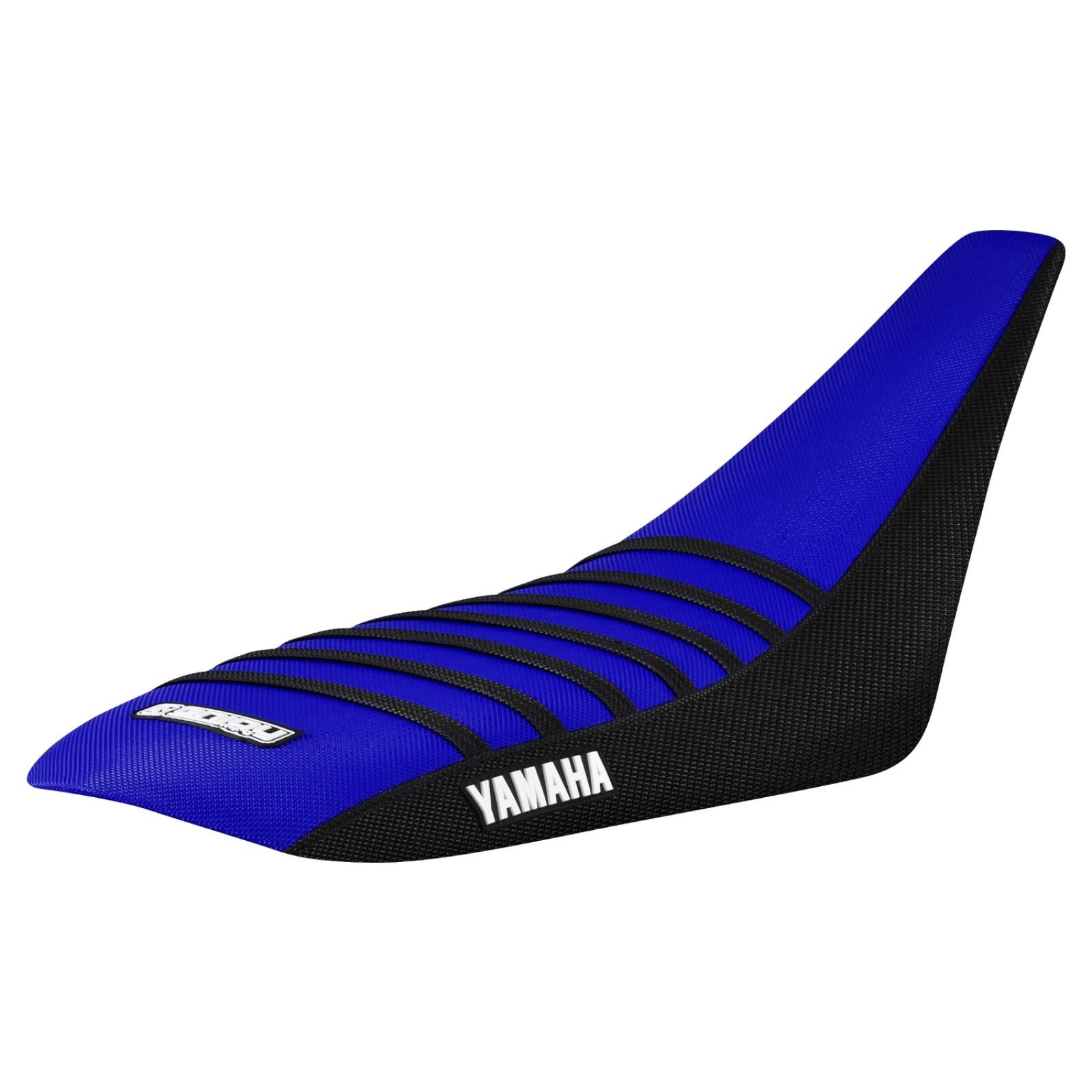 Yamaha YFZ 450 Gripper Seat Cover 2004 – 2013  BLACK/BLUE/BLACK ribs  #200