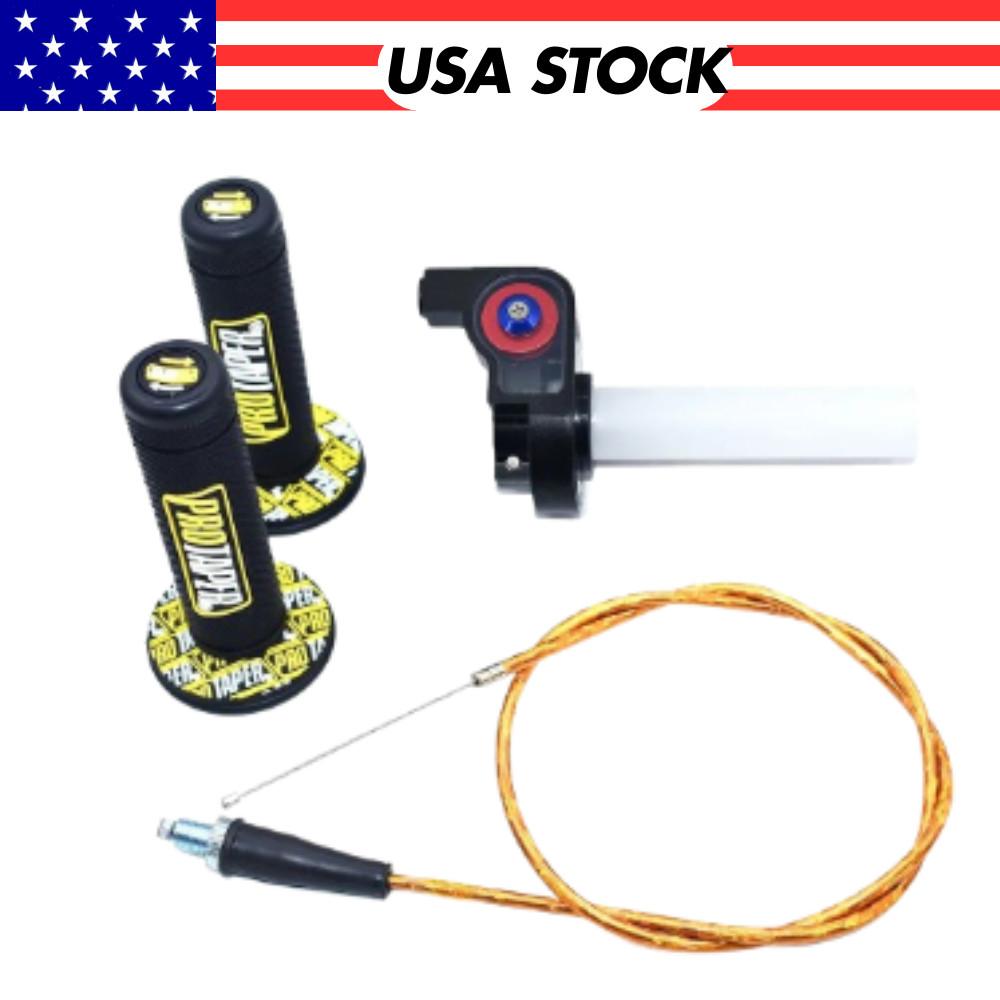New Dirt Bike ATV Yamaha Quad Twist Throttle Conversion Cable Kit 7/8″