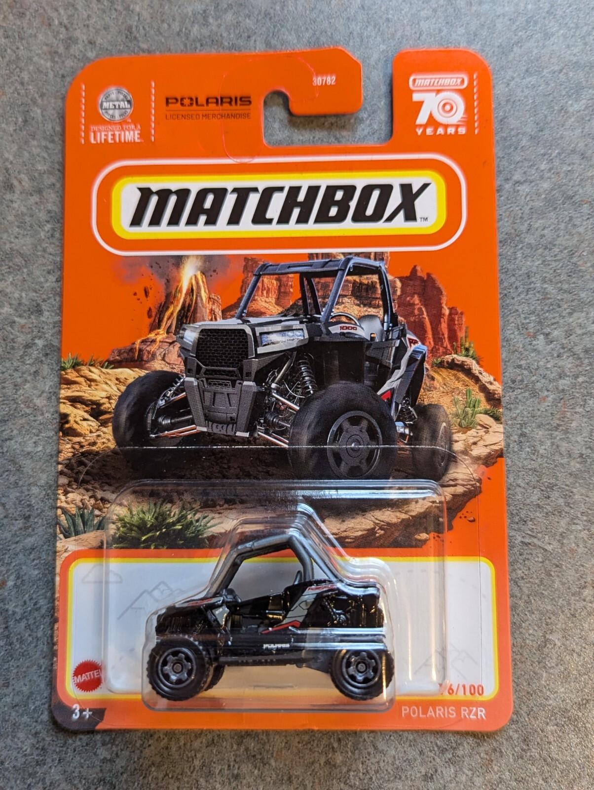 2023 MATCHBOX METAL 76/100 POLARIS RZR – MBX DESERT – BOX SHIPPED – 70 YEARS