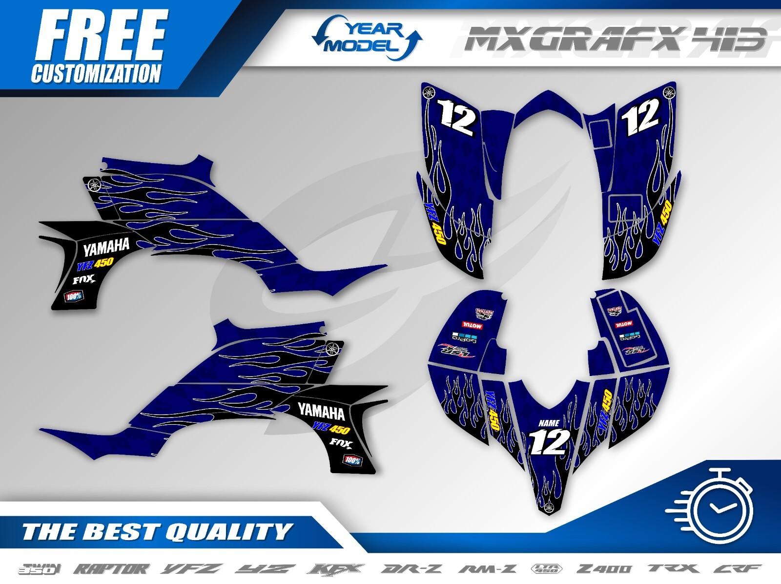 Fits YAMAHA YFZ450 yfz 2003 2004 2005 2006 2007 2008 graphic kit decals kit YFZ