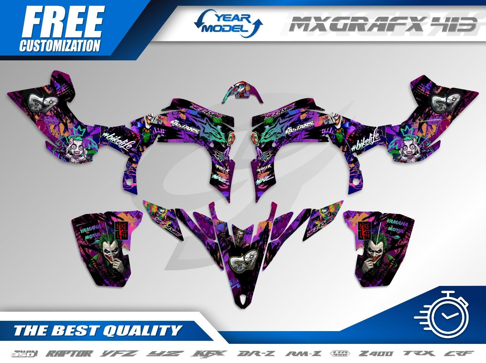 Graphics Kit Honda CRF 450R Fuel Injection 2009-2013 Custom Motocross Decals