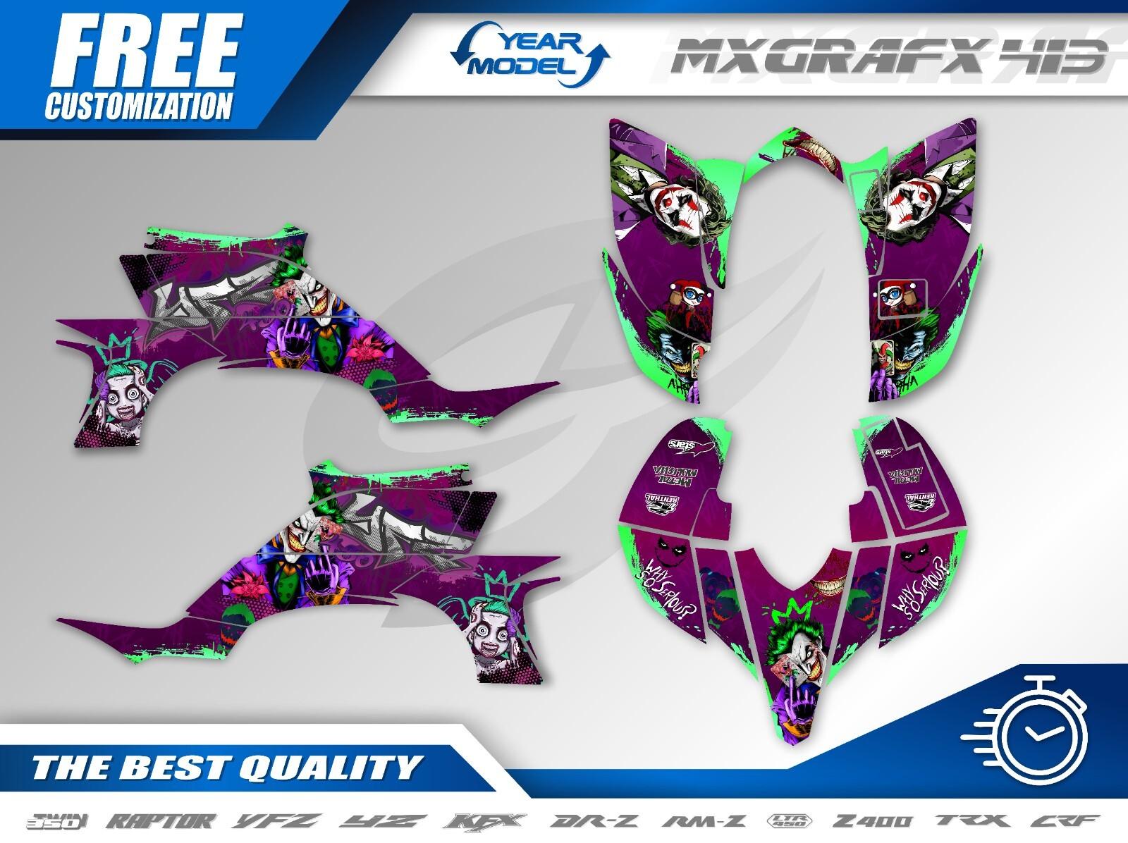 Yamaha YFZ450 Graphics Kit Decals Wrap 2003-2008 Carb Model 2004-2012 ATV