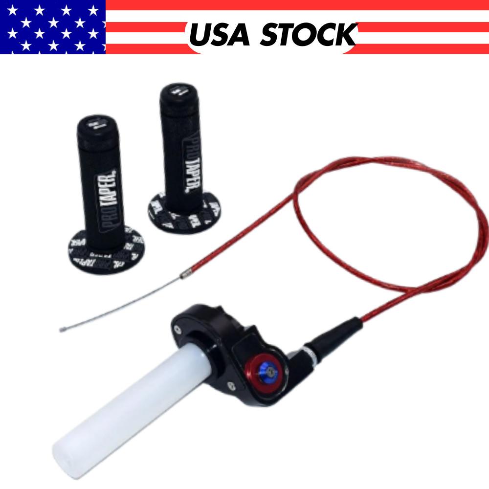 New Dirt Bike ATV Yamaha Quad Twist Throttle Conversion Cable Kit 7/8″