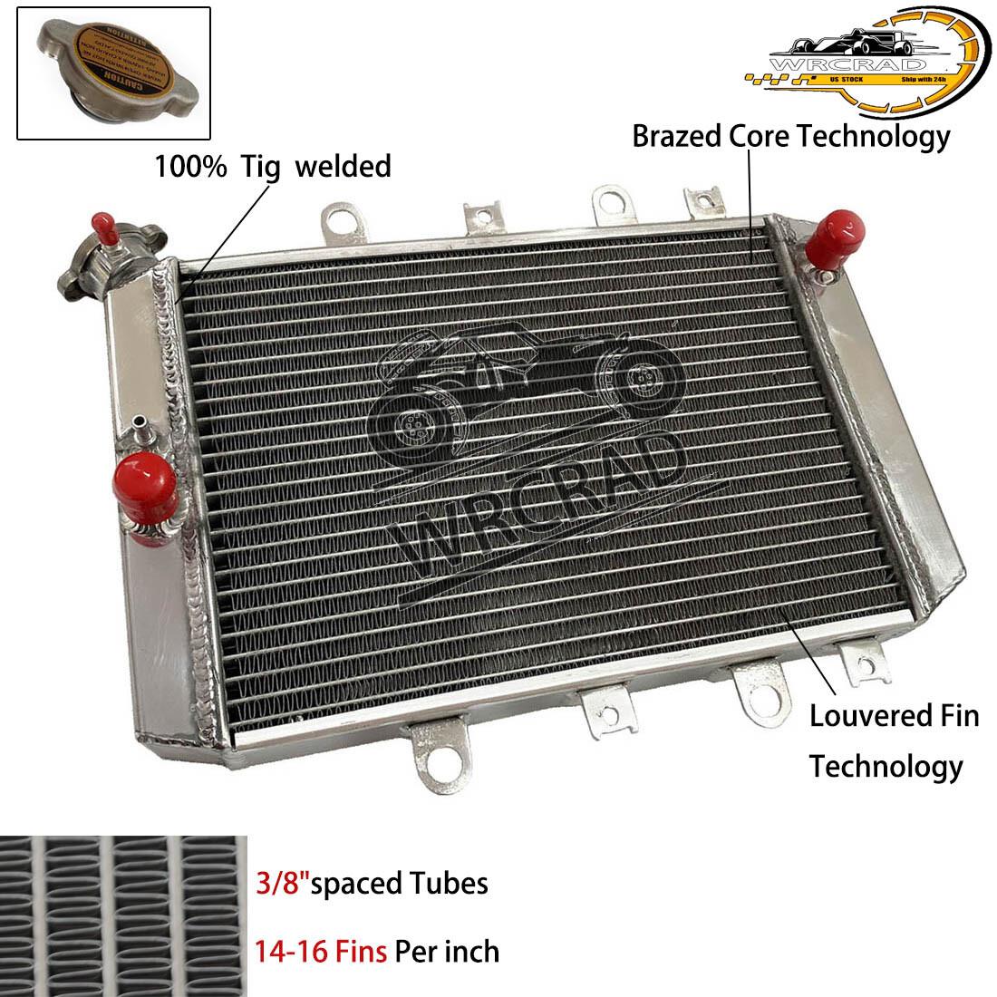 1HP-E2460-00-00 ATV Radiator Fit Yamaha Grizzly 550 700 YFM550 YFM700F 2007-2013