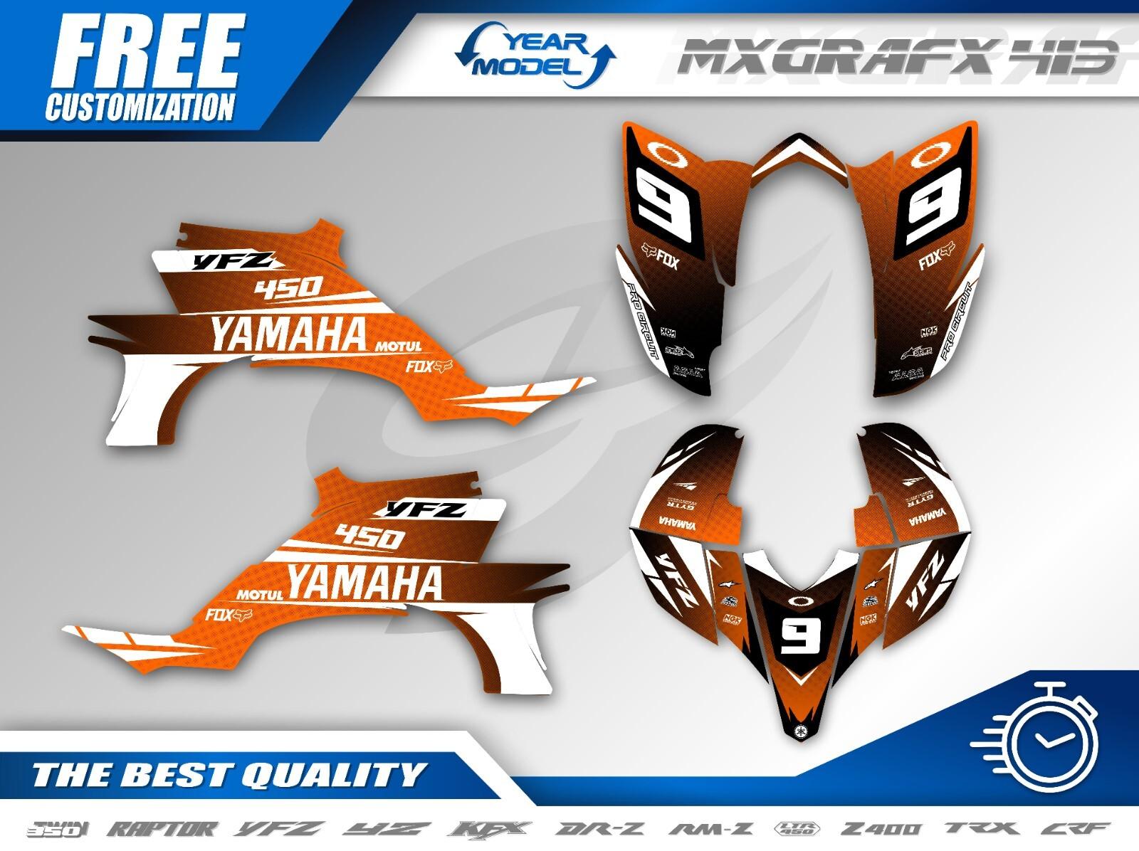 Yamaha YFZ 450 Graphics Kit 2003 2004 2005 2006 2007- 2008 Decals Stickers Atv