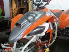 YAMAHA QUAD ATV YFZ450 YFZ 700 BLACK Head Light Covers USA TRACKING