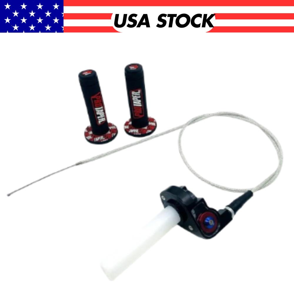 New Dirt Bike ATV Yamaha Quad Twist Throttle Conversion Cable Kit 7/8″