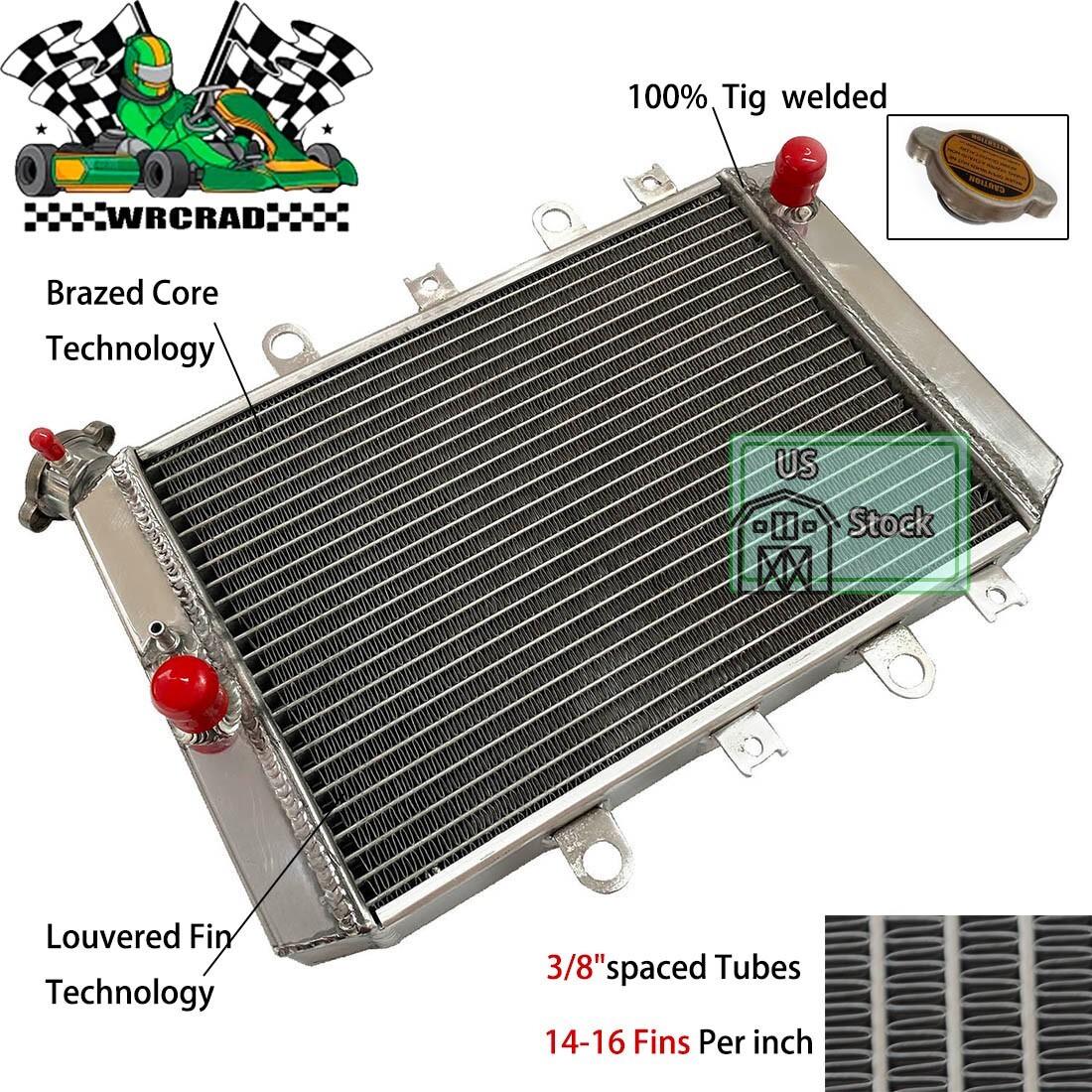 ATV Radiator Fit Quad Yamaha Grizzly 700 YFM700/550/500 2007-2013 YFM7F Aluminum