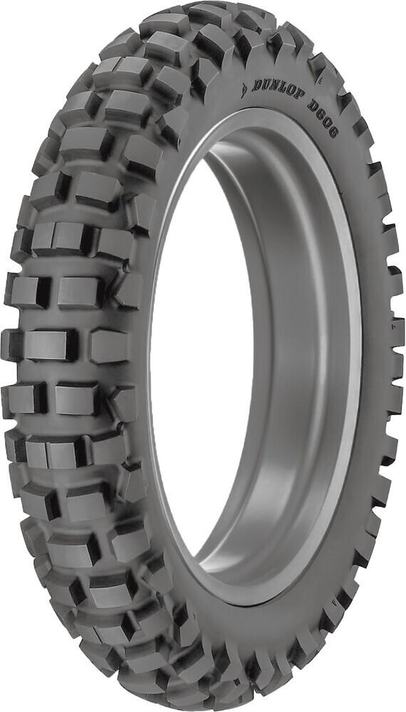 Dunlop D606 Dual Sport Motorcycle Tire, 120/90-18 DOT Approved Rear Tire