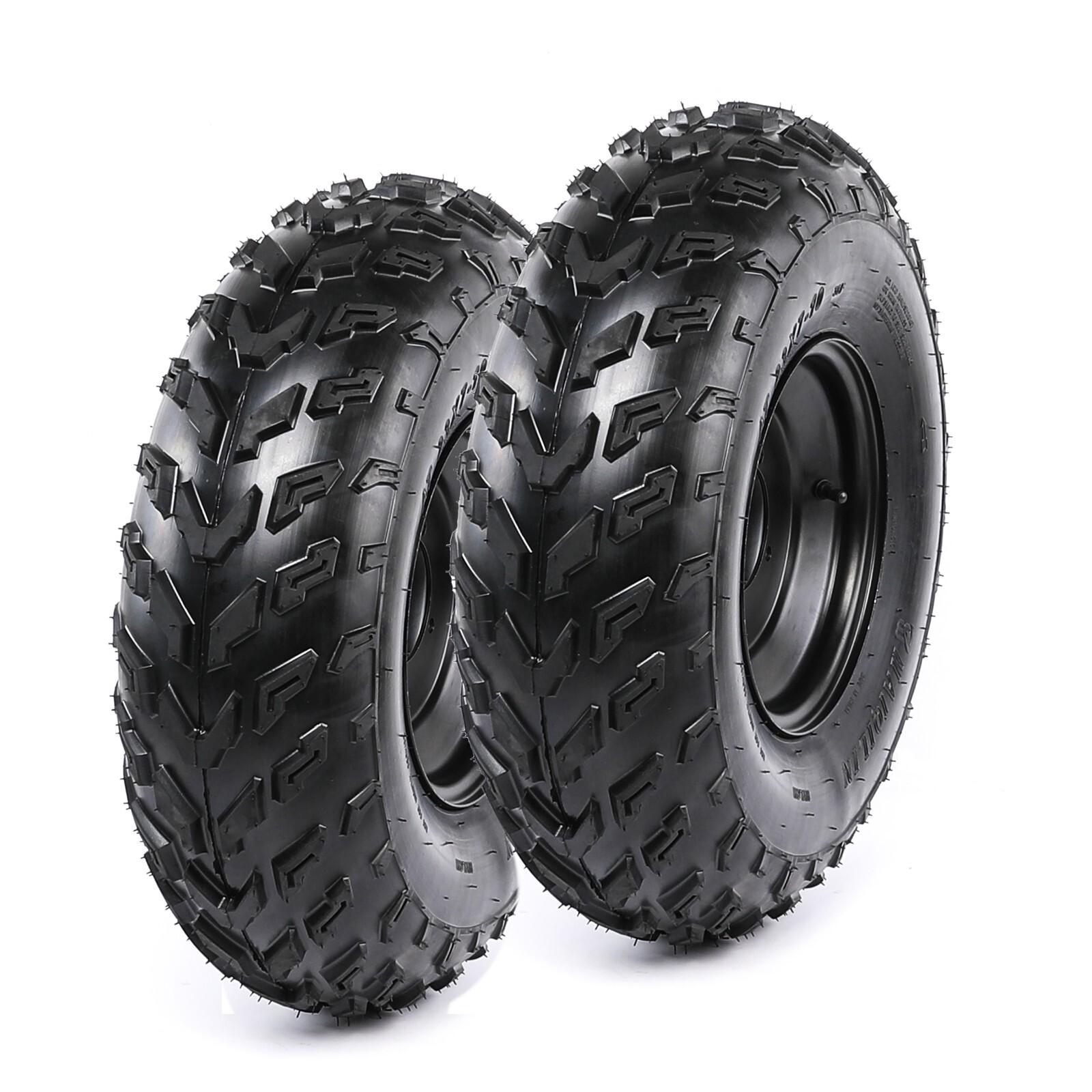 2Pack 23×7-10 10″ Inch Front Wheel Tyre Rim For Polaris Quad Bike ATV UTV Buggy