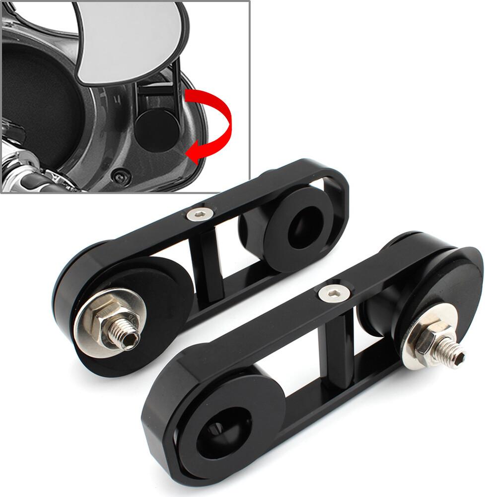 for Harley Touring Street Glide FLHX 2006-2013 180° Drop Mirror Relocator Mount