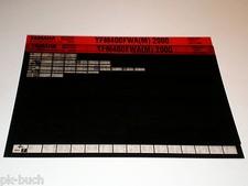 Microfich Workshop Manual Yamaha Quad YFM 400 FWA from 2000