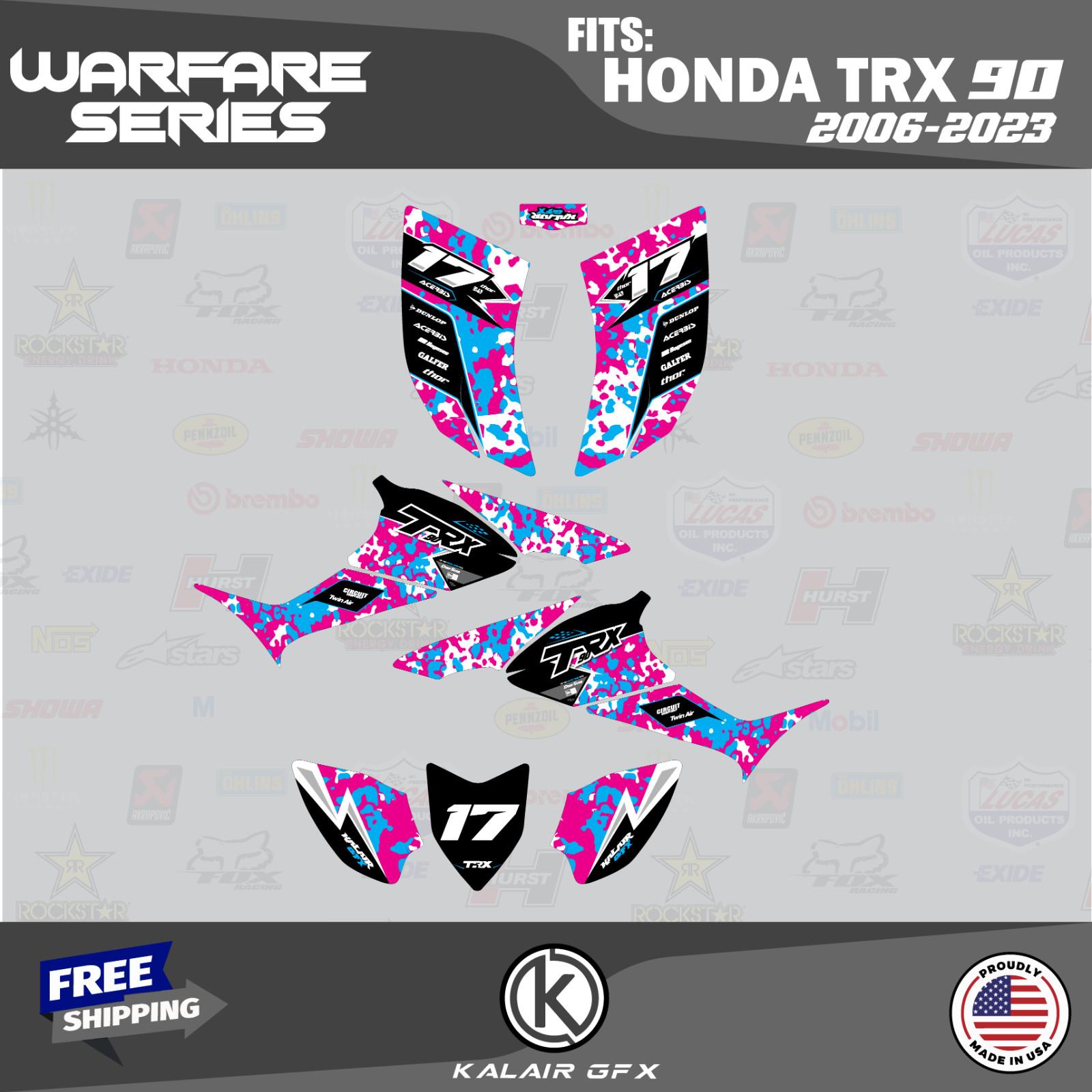 Graphics Kit for HONDA TRX 90 (2006-2024) TRX90 16 MIL Warfare Series – Magenta