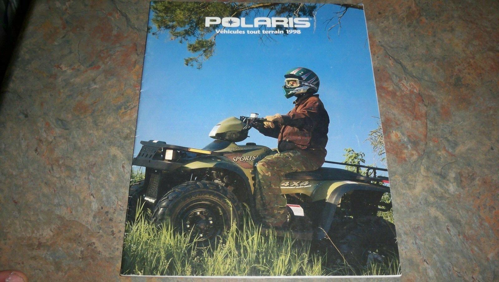 1998 POLARIS QUAD ATV BROCHURE WRITTEN IN FRENCH
