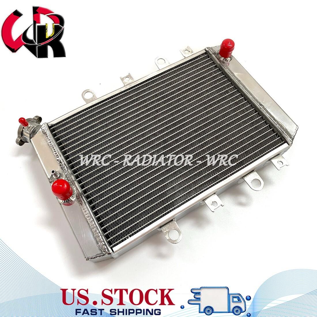 Polished Aluminum Radiator For 2007-2013 2008 Yamaha Quad Grizzly YFM700/550 ATV