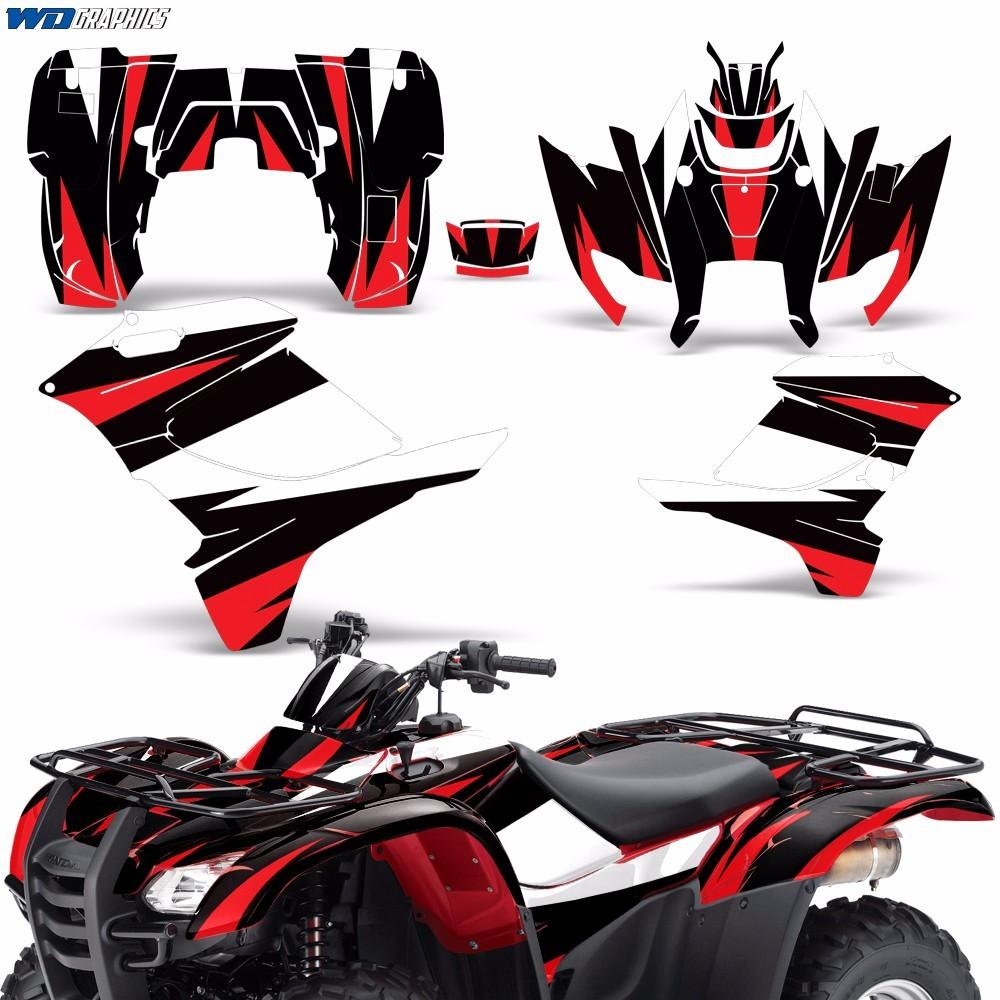 ATV Graphics Kit Decal Sticker For Honda Rancher AT 420 2007-2013 MON