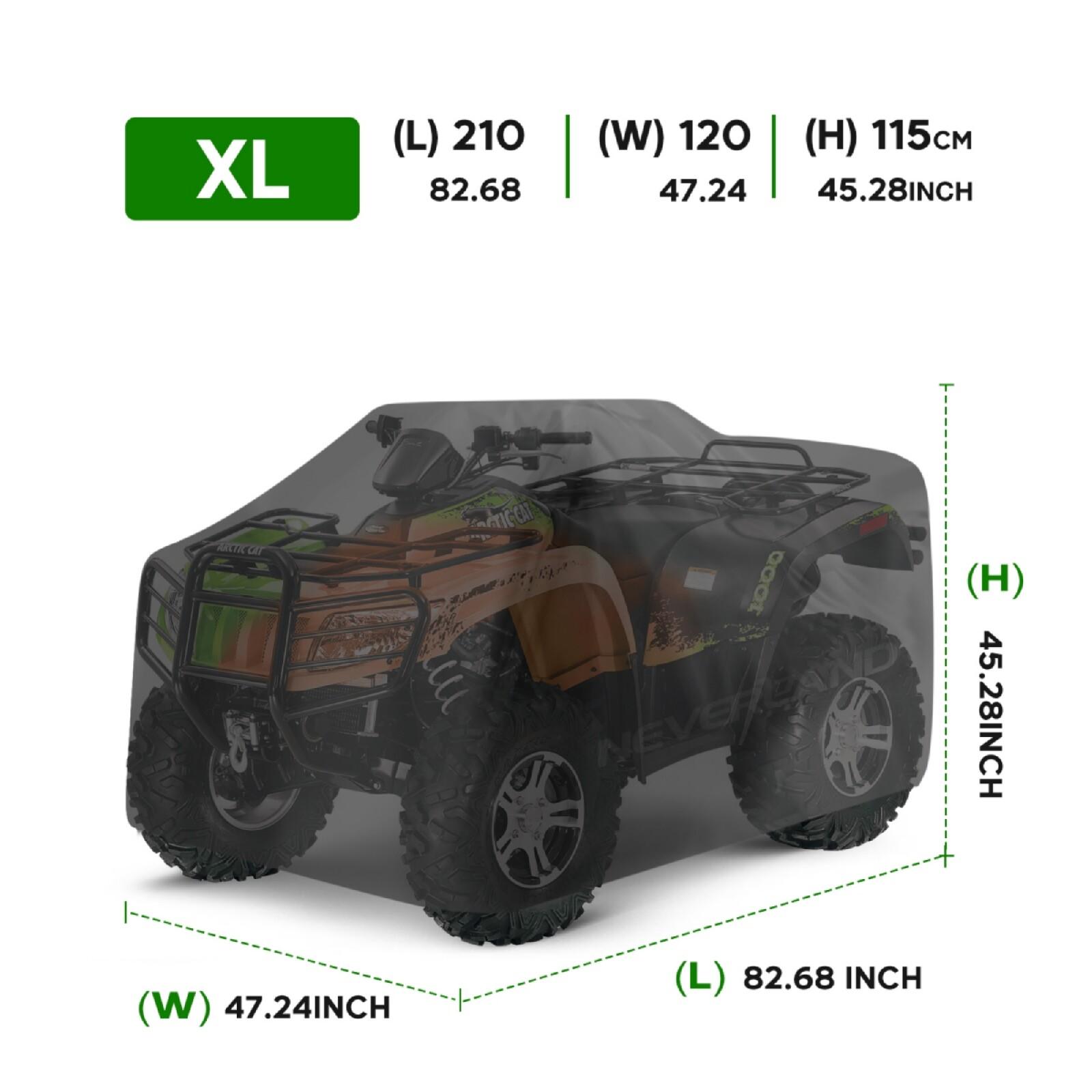 ATV Quad Bike Cover Waterproof Outdoor for Polaris Honda Yamaha Can-Am Suzuki 1x