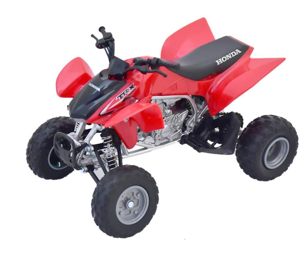 Honda TRX-450R ATV (Quad Bike) 1/12 Scale Diecast and Plastic Model – Red