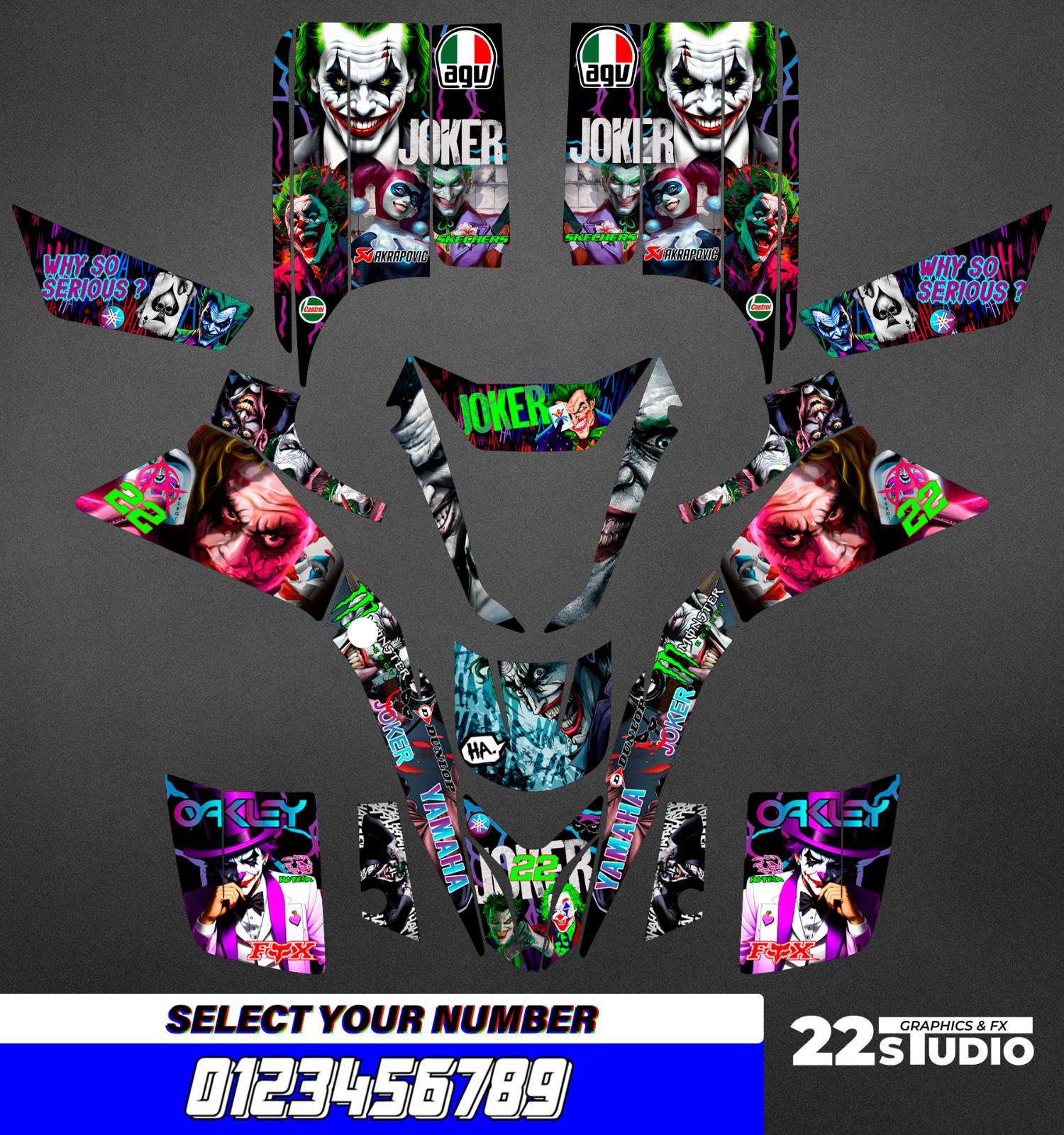 Yamaha blaster yfs 200 yfs200 decals graphics stickers full kit atv quad wrap