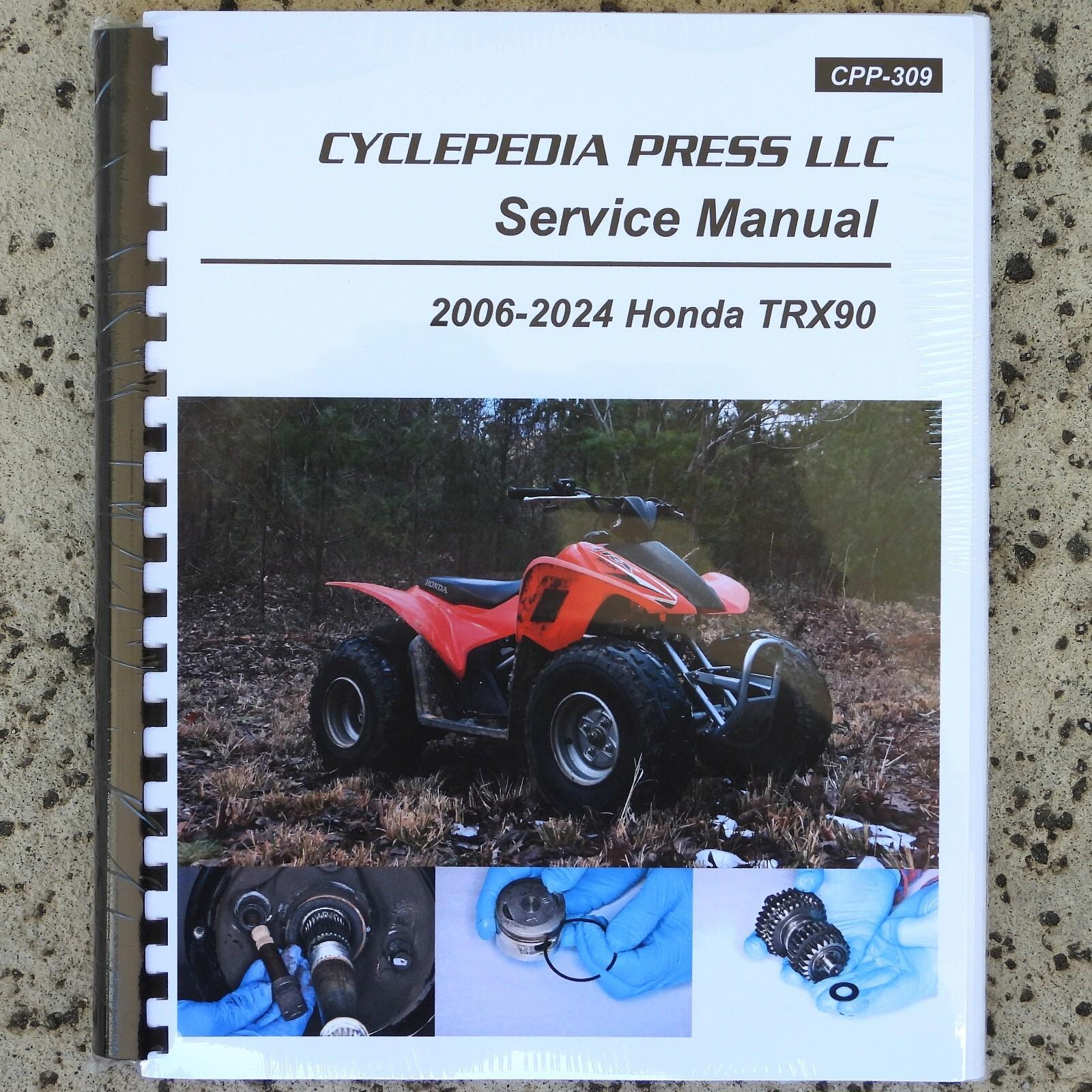 2006-2024 Honda TRX90 TRX 90 Quad ATV SERVICE & REPAIR MANUAL