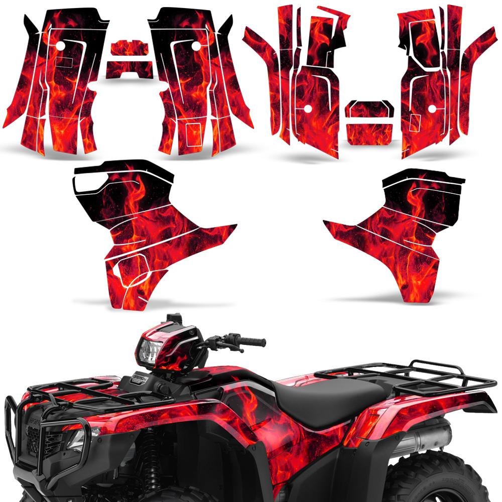 ATV Graphic Kit For Honda FOURTRAX FOREMAN TRX500 2014-19 ICE RED