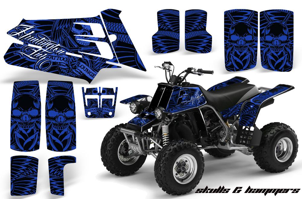 ATV Graphics Kit Quad Decal Sticker For Yamaha Banshee 350 87-05 HISH BLUE
