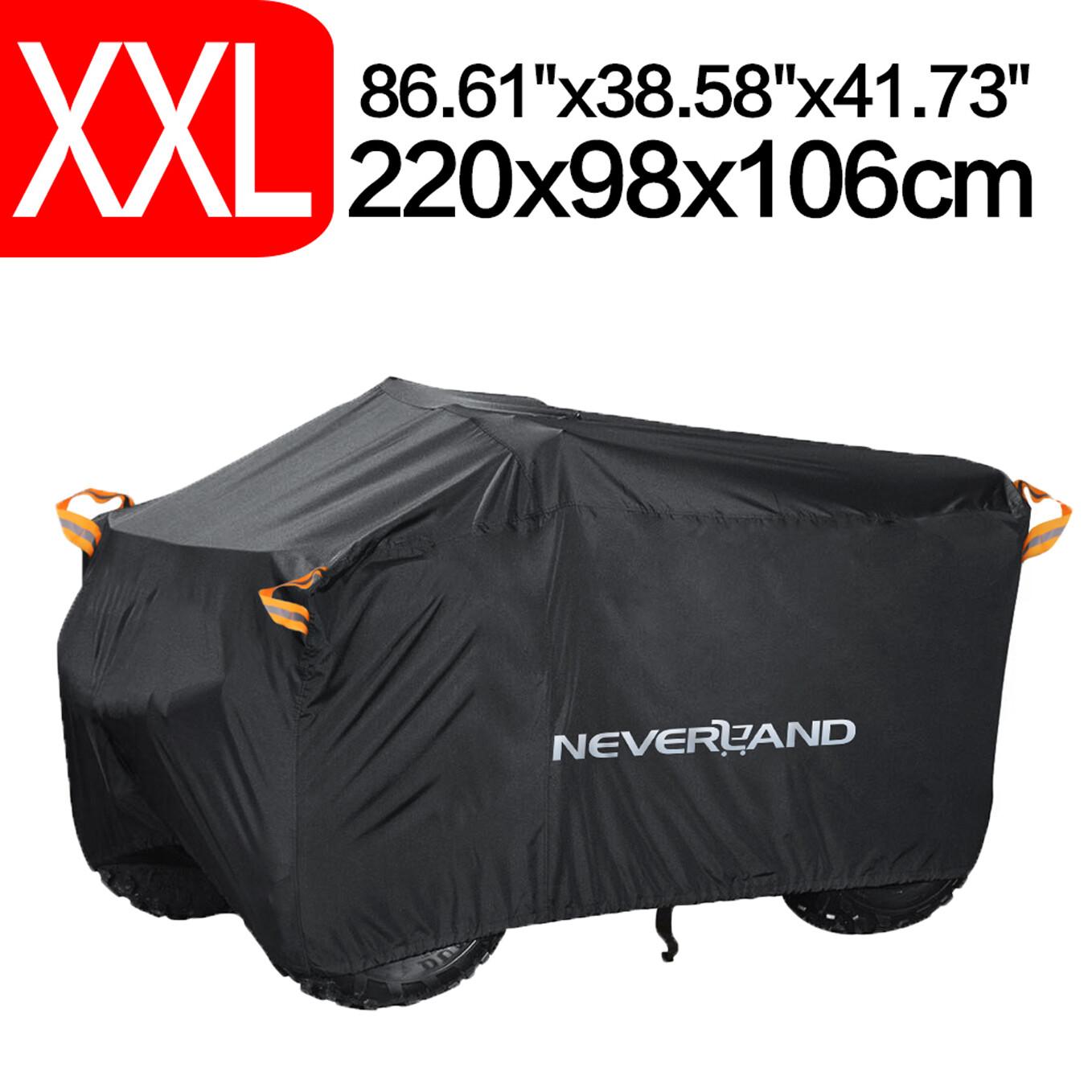 ATV Cover Waterproof Quad Bike 4 Wheeler Rain UV Protector For Honda Rubicon 500