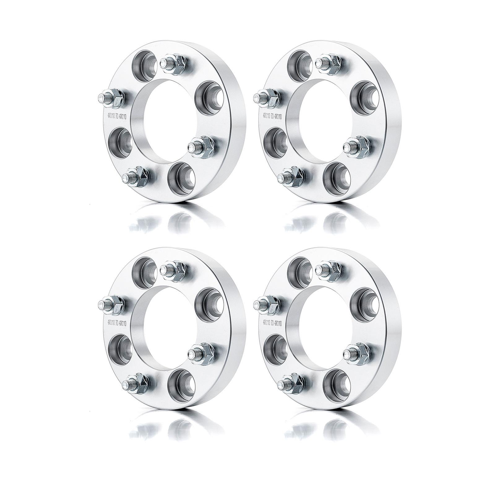 4x 1.0″ ATV 4/110mm Wheel Spacers For Honda Rancher Kawasaki Brute Force Suzuki