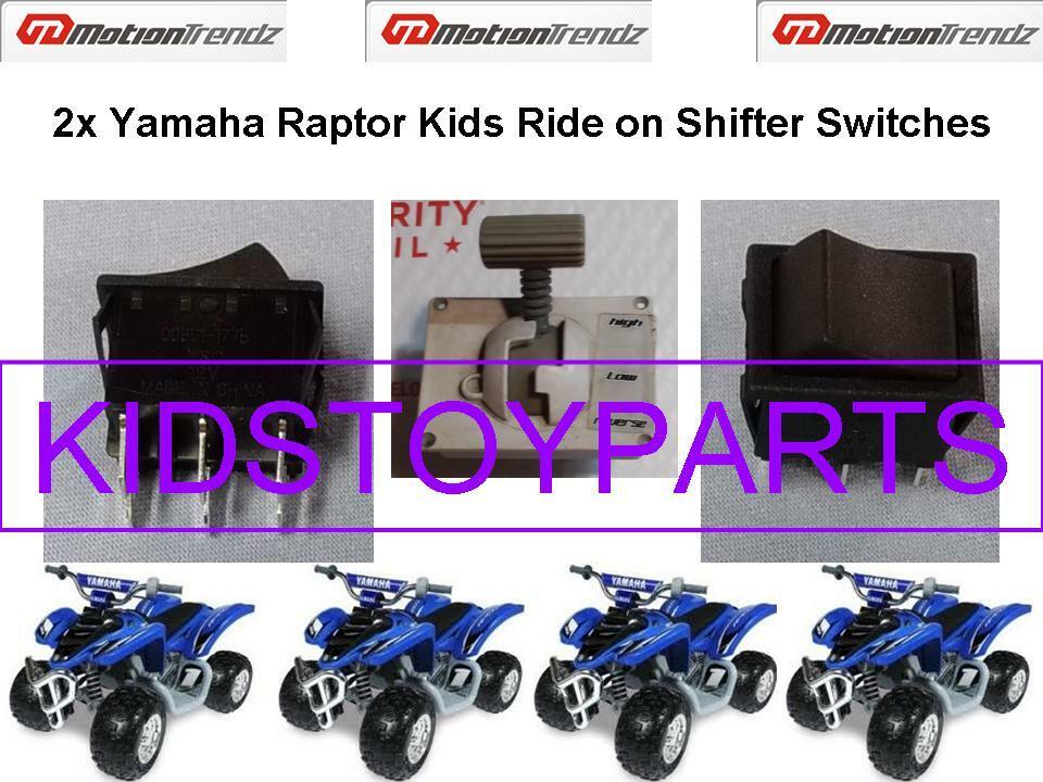 YAMAHA RAPTOR ELECTRIC QUAD NEW SWITCH FOR THE SHIFTER BUY 1 WE SHIP 2X SWITCHES