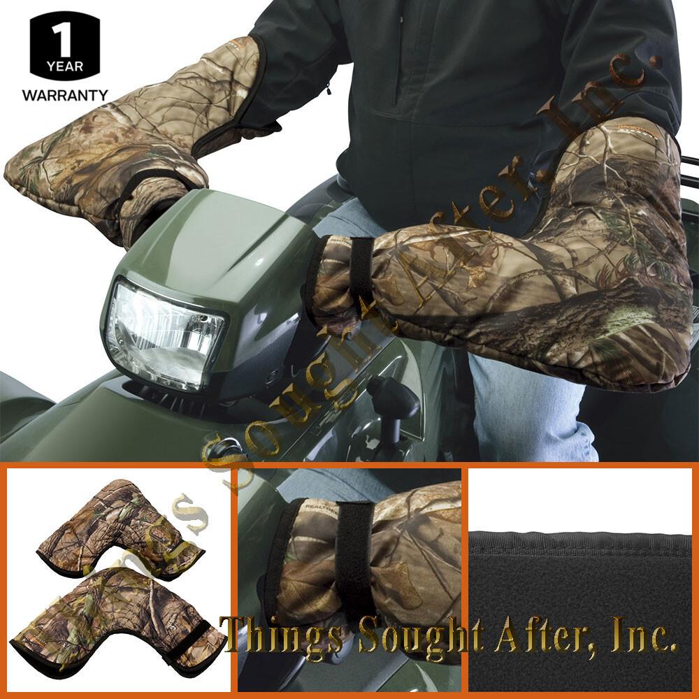 Handlebar Mitts for Polaris ATV Quad 4-Wheeler Hand Protection Glove Warmer Camo