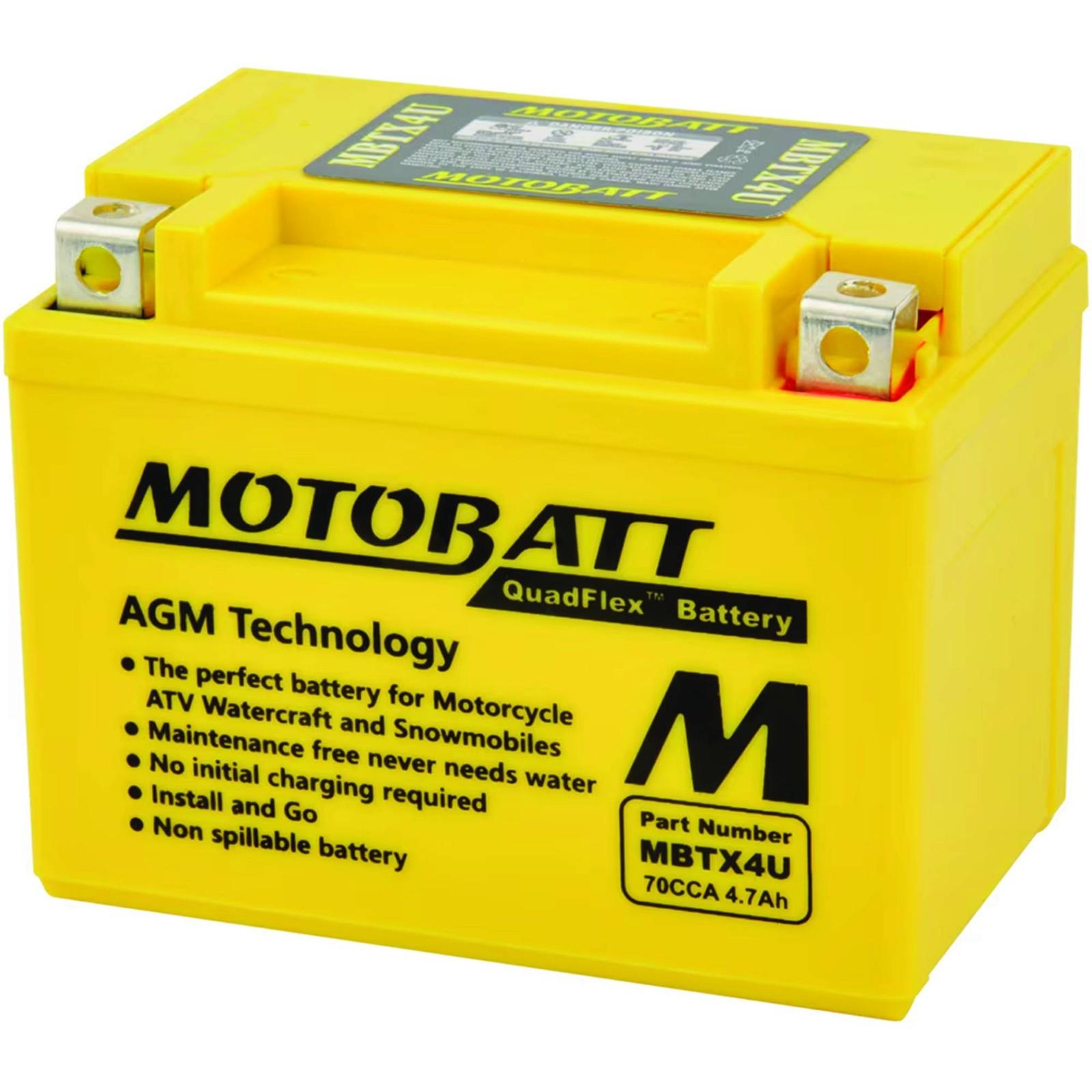 Motobatt Battery For BRP (Can-Am) DS70 70cc Through 2013