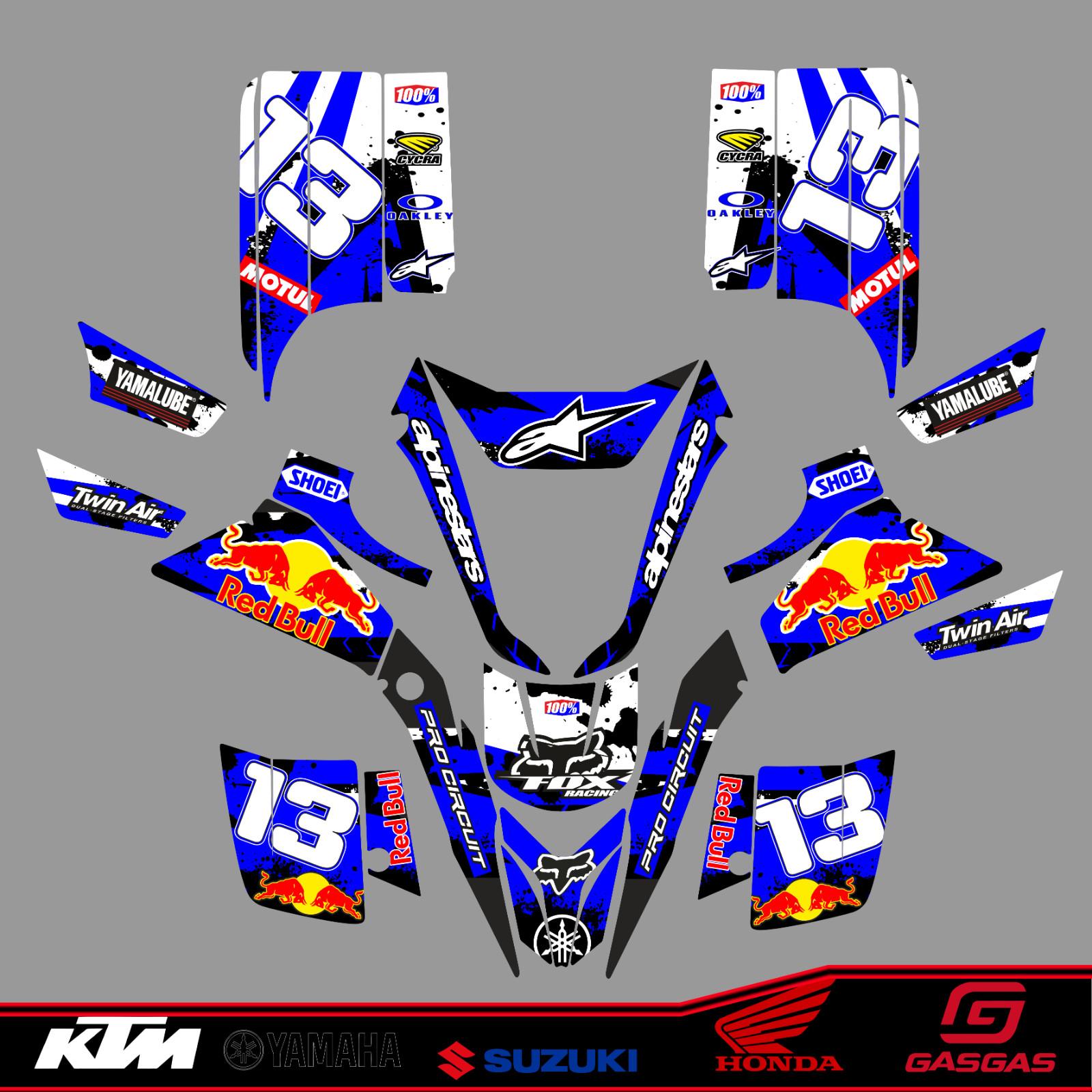 YAMAHA BLASTER yfs 200  graphics stickers full kit atv quad wrap