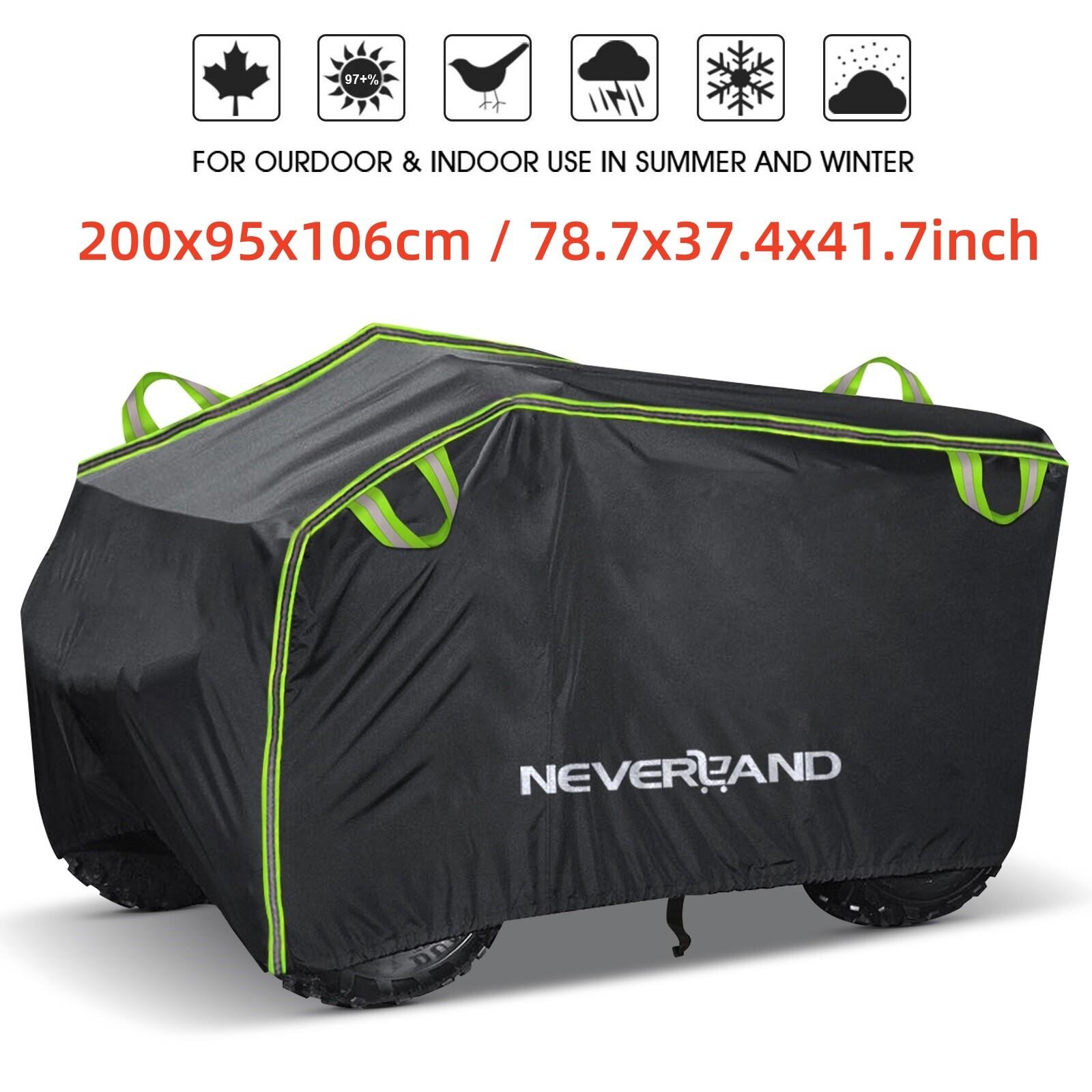 ATV Quad Cover 78 Inch Waterproof for Polaris Kawasaki Arctic Cat Honda Yamaha