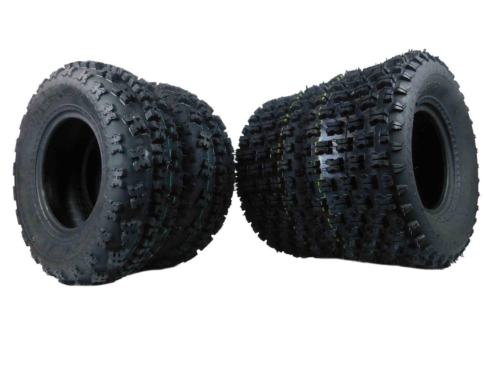 New YFM 700R Raptor 2WD  2001-2010 MASSFX Quad Sports Tires 21×7-10 20×10-9