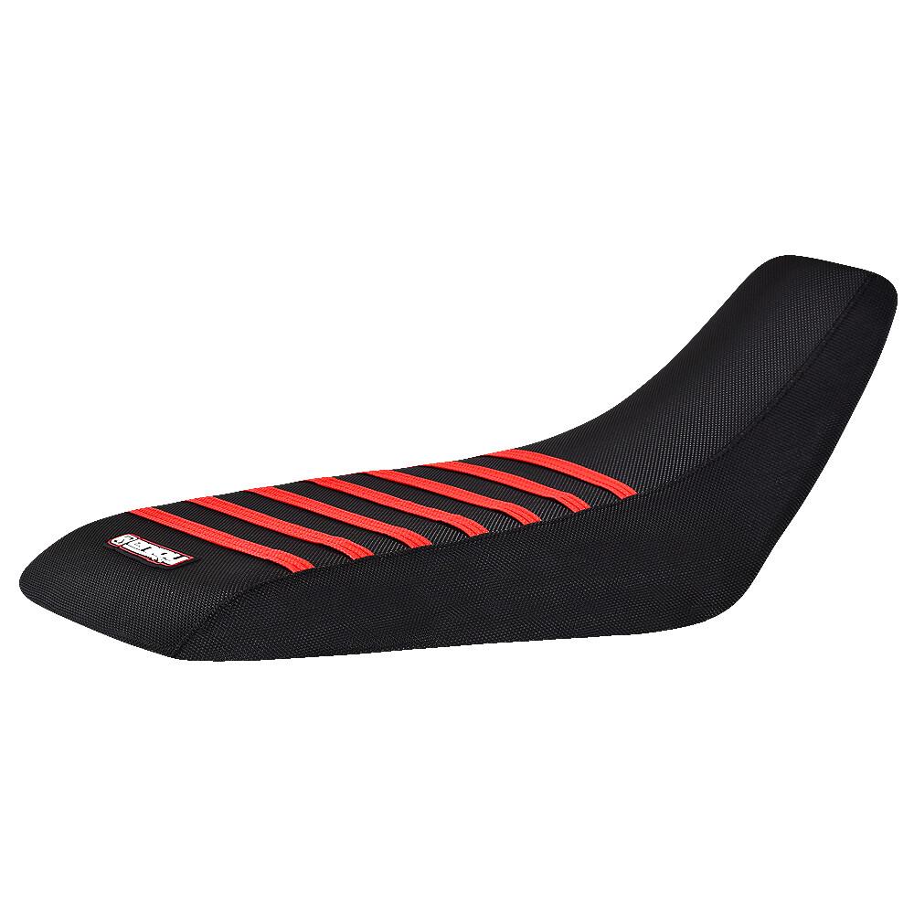 Honda sportrax TRX 250 EX Seat Cover 2001 – 2005 Black / Red  Ribs  #210