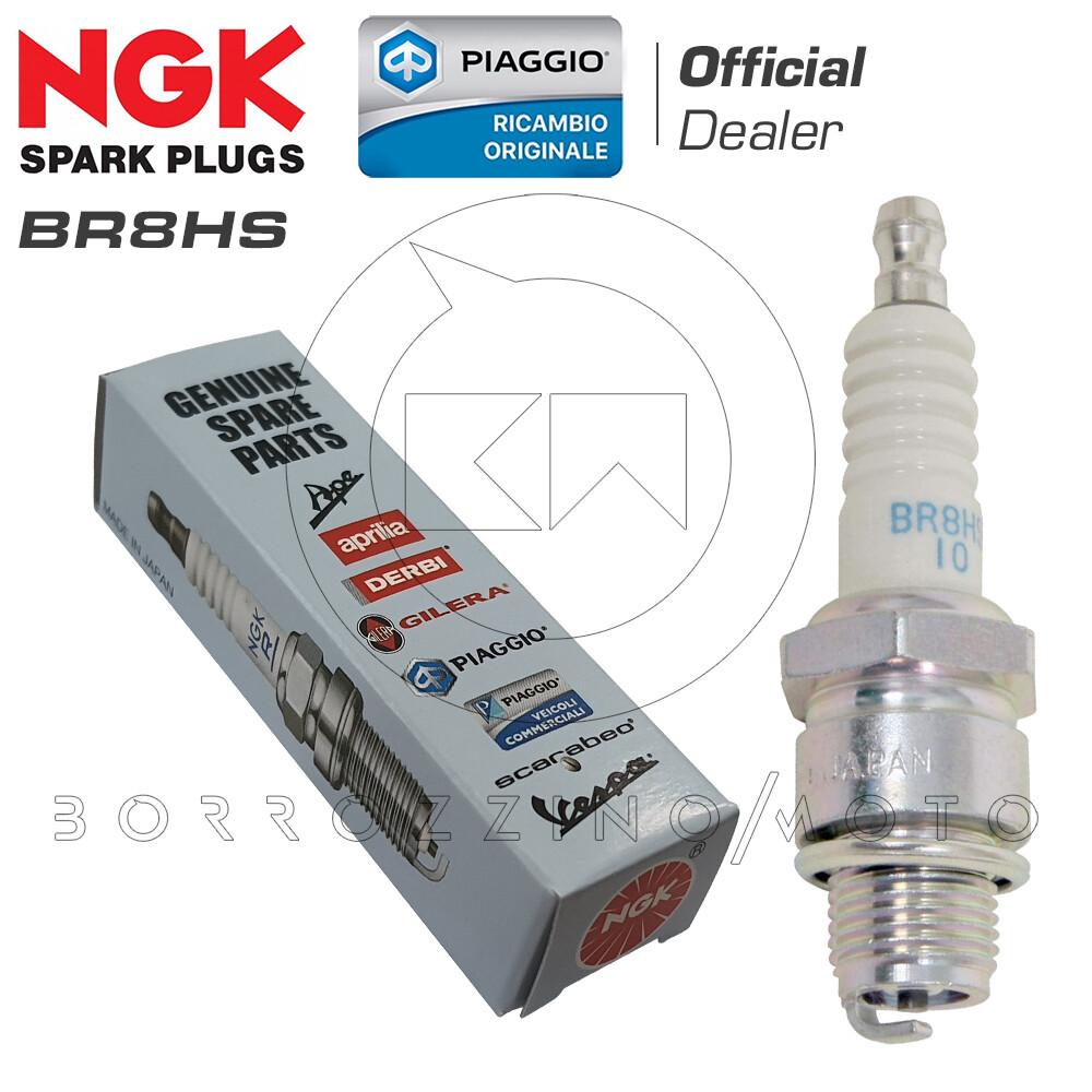 ORIGINAL SPARK PLUG Piaggio-NGK BR8HS YAMAHA QUAD BREEZE 50 1995 –