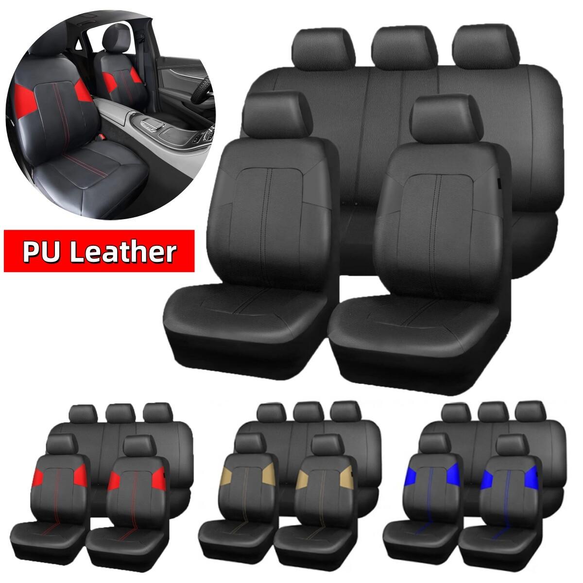For Honda Car 5 Seat Covers Full Set Breathable Leather Chair Protector Cushion