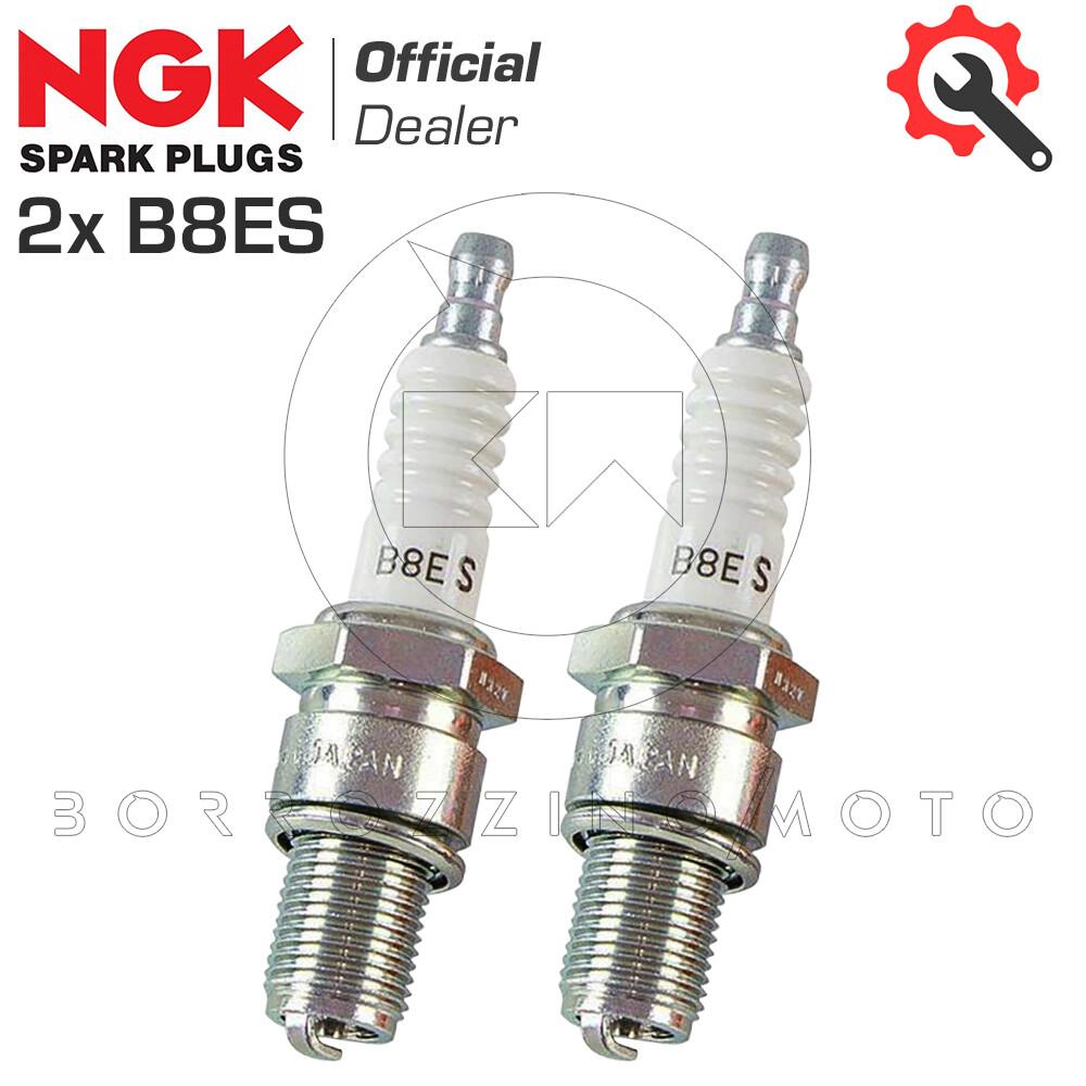2 ORIGINAL 1993 NGK B8ES YAMAHA QUAD E / F 350 LONG STEP IGNITION CANDLES –