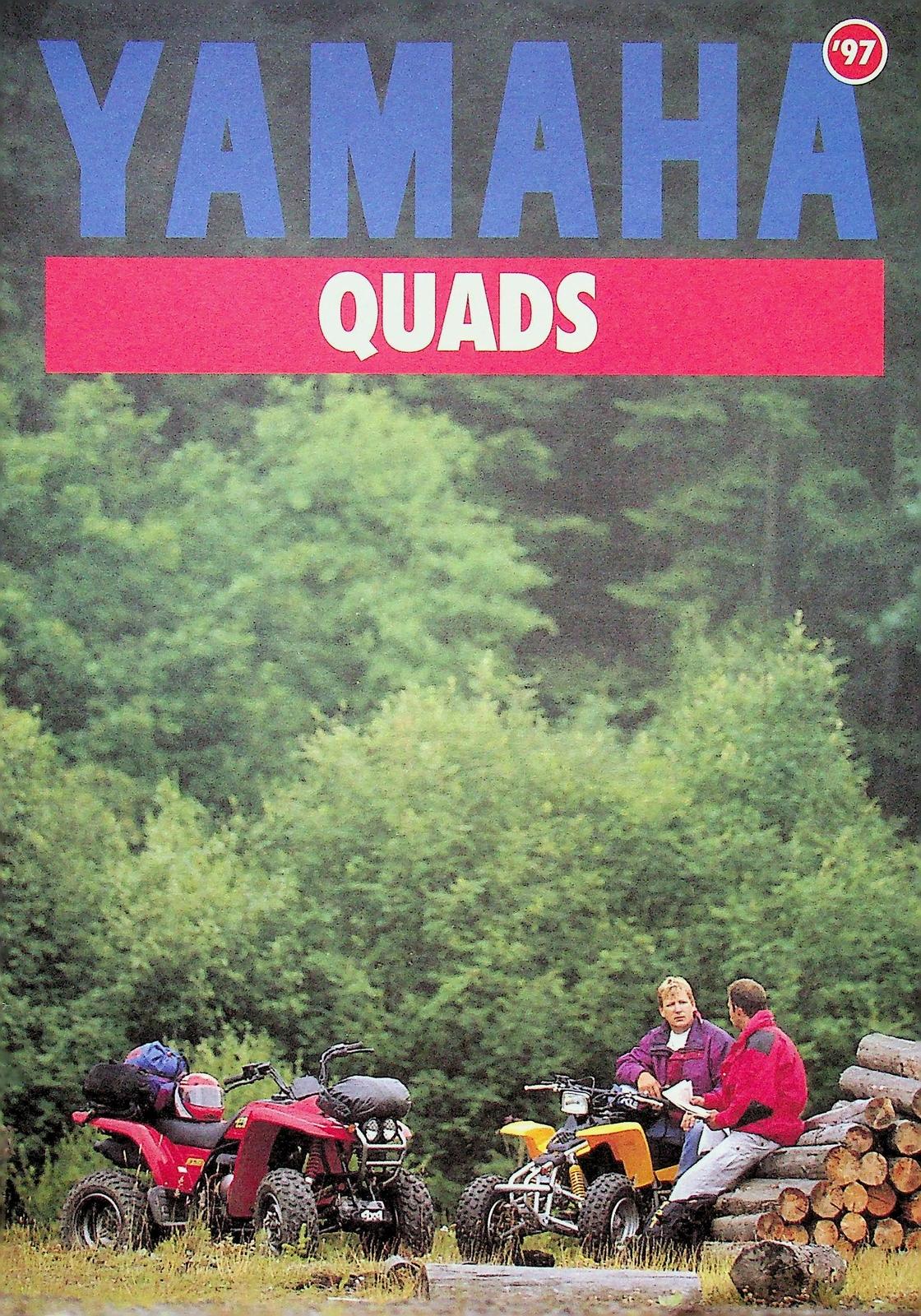 224106) Yamaha Quad Model Program Brochure 1997