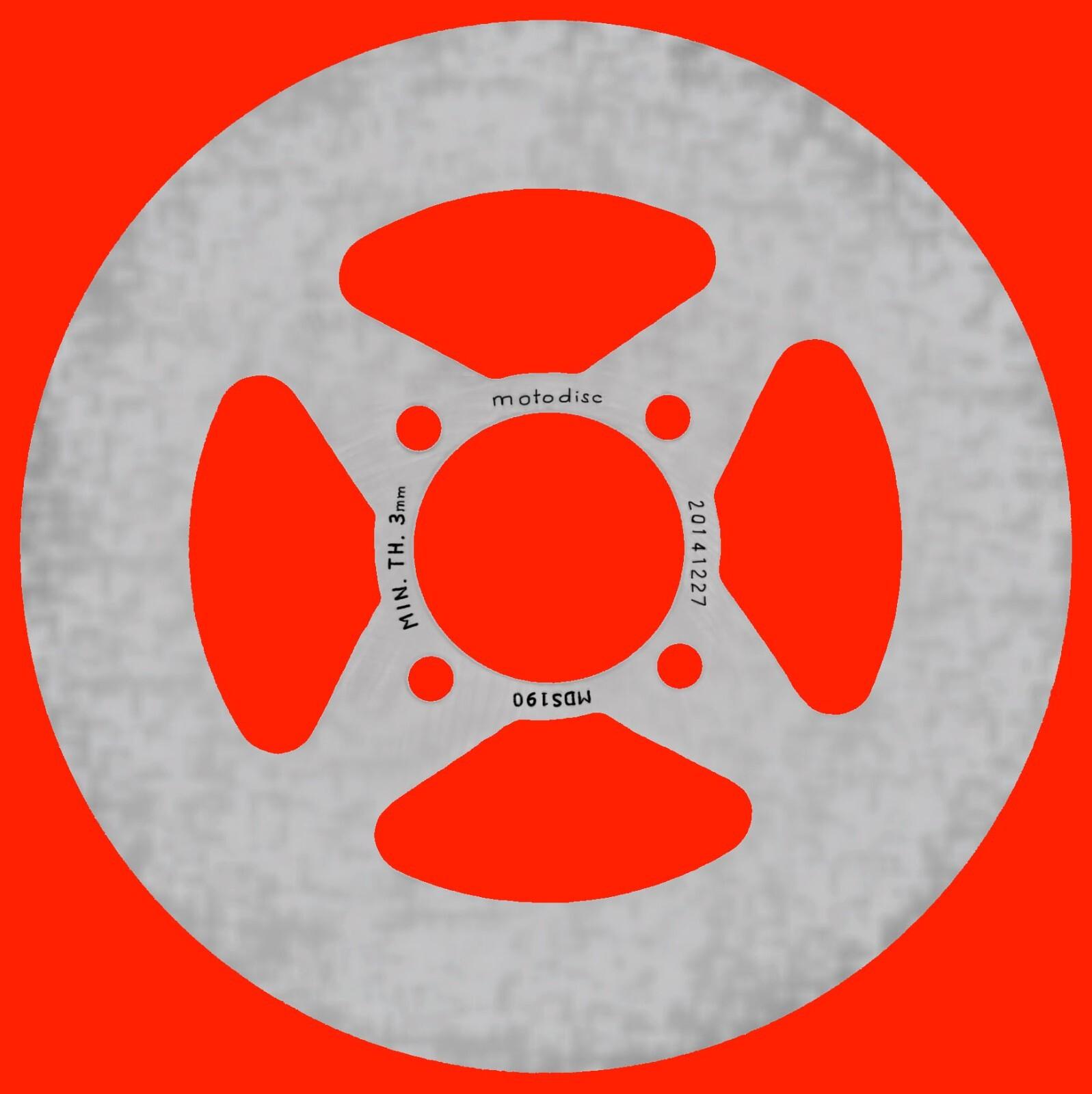 Rear brake disc to fit Yamaha YFZ450 quad (2004-2005) from stock