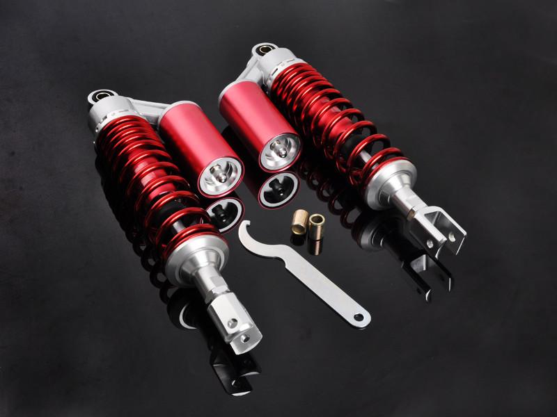 KA 13 3/8″ 340mm Pair Air Shock Absorbers For Honda Yamaha Quad ATV Red