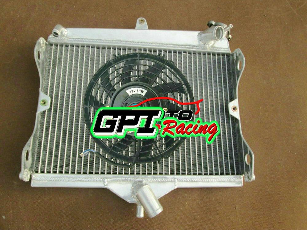 Alu Radiator +7″ FAN For Yamaha VENTURE ROYALLE XVZ1200 XVZ1300 1983-1993 XVZ 12