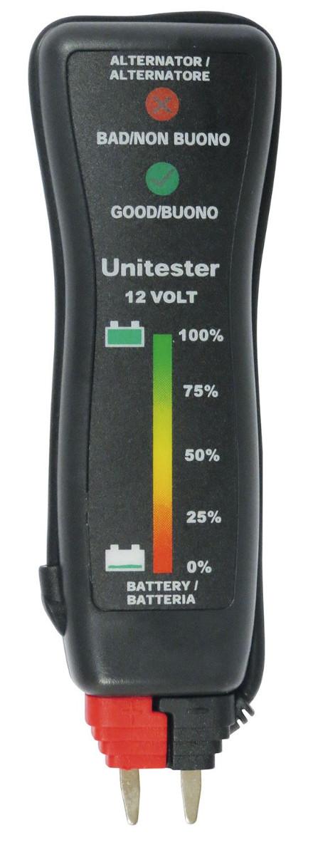 Unitester charge status detector for motorcycle battery Peugeot Piaggio Polaris Quad