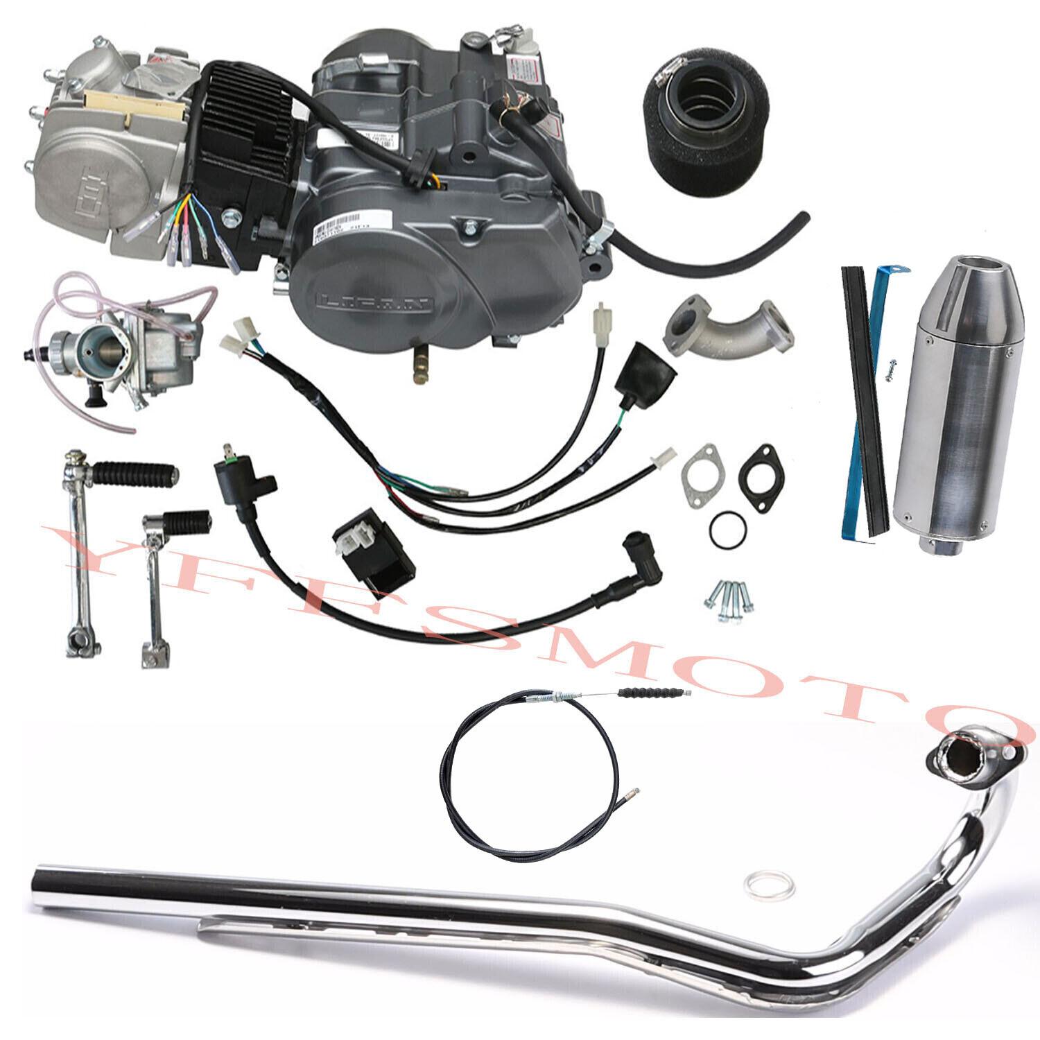 Lifan 140cc 4 Gear Engine Motor for ATC90 Quad Dirt Pit Bike ATC70 CT110 CRF110F