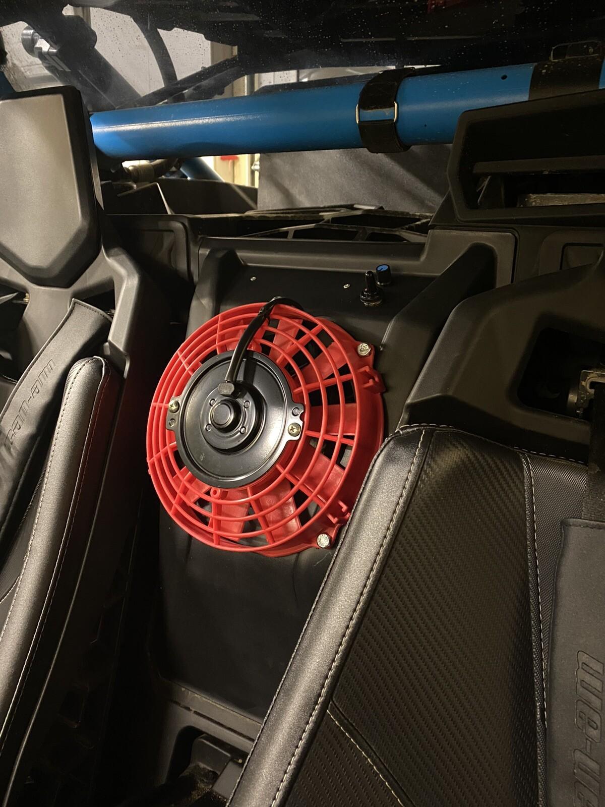 Can-Am X3 Heater – Direct Drop in – No mofication required!! (RED FAN!)