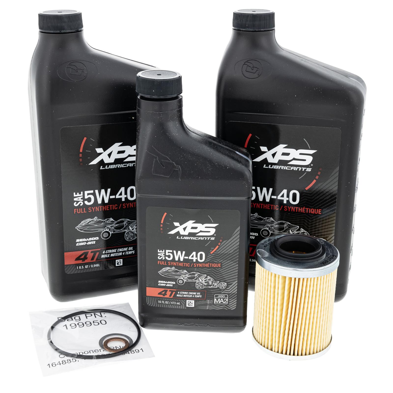 BRP 9779488 Can-Am 4T 5W-40 Full Synthetic Oil Change Kit 500 V-Twin